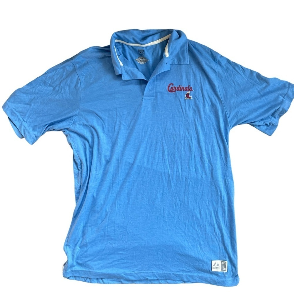 MLB St. Louis Cardinals Majestic Polo